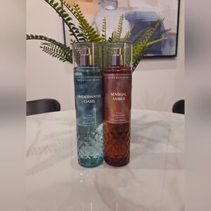 Bath & Body Works Underwater Oasis & Sensual Amber Mist Duo